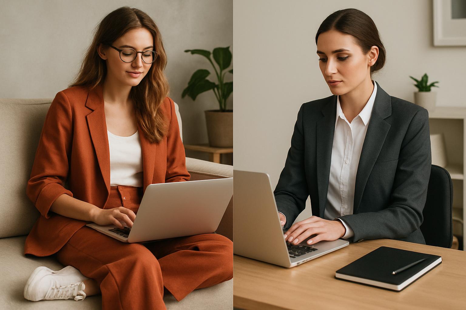 Najlepsze ubrania do pracy zdalnej. Trendy vs klasyka: jak nie przegapić funkcjonalności Najlepsze ubrania do pracy zdalnej. Trendy vs klasyka: jak nie przegapić funkcjonalności