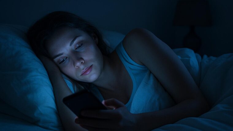 Noc w kolorze nieba: jak światło niebieskie wpływa na melatoninę i sen