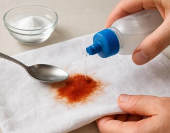 Plamy, które nie chcą zejść: chemiczne domowe ratunki i metoda działania krok po kroku
