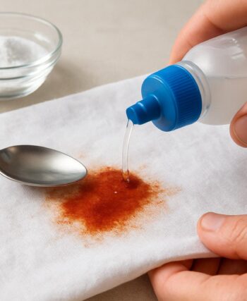 Plamy, które nie chcą zejść: chemiczne domowe ratunki i metoda działania krok po kroku