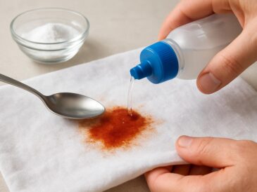 Plamy, które nie chcą zejść: chemiczne domowe ratunki i metoda działania krok po kroku